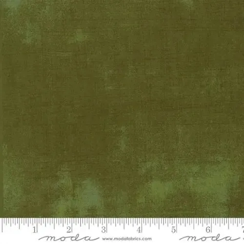 395 Green Dried Herb Moda Grunge - Fat Quarter