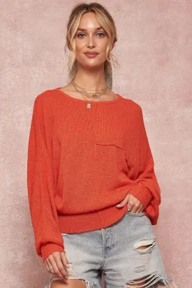 A Solid Knit Sweater