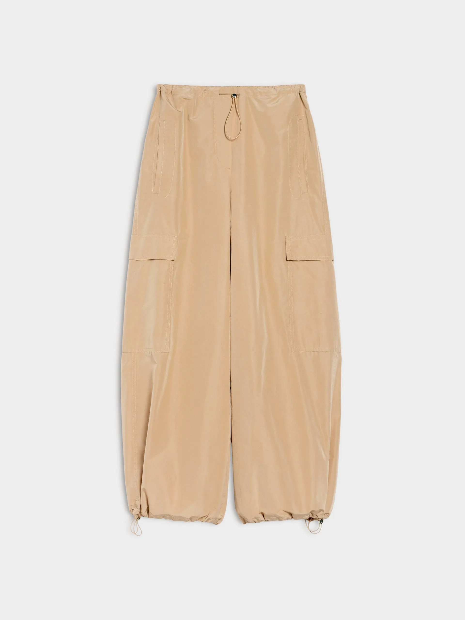 Aster Cargo Trousers in Beige