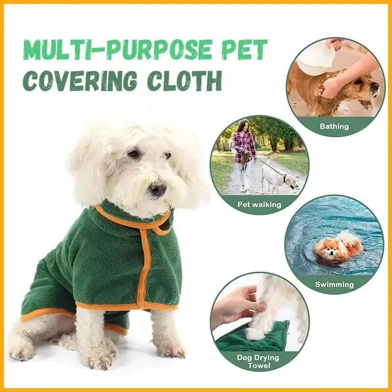 Bathrobe Bath Towel for Dogs