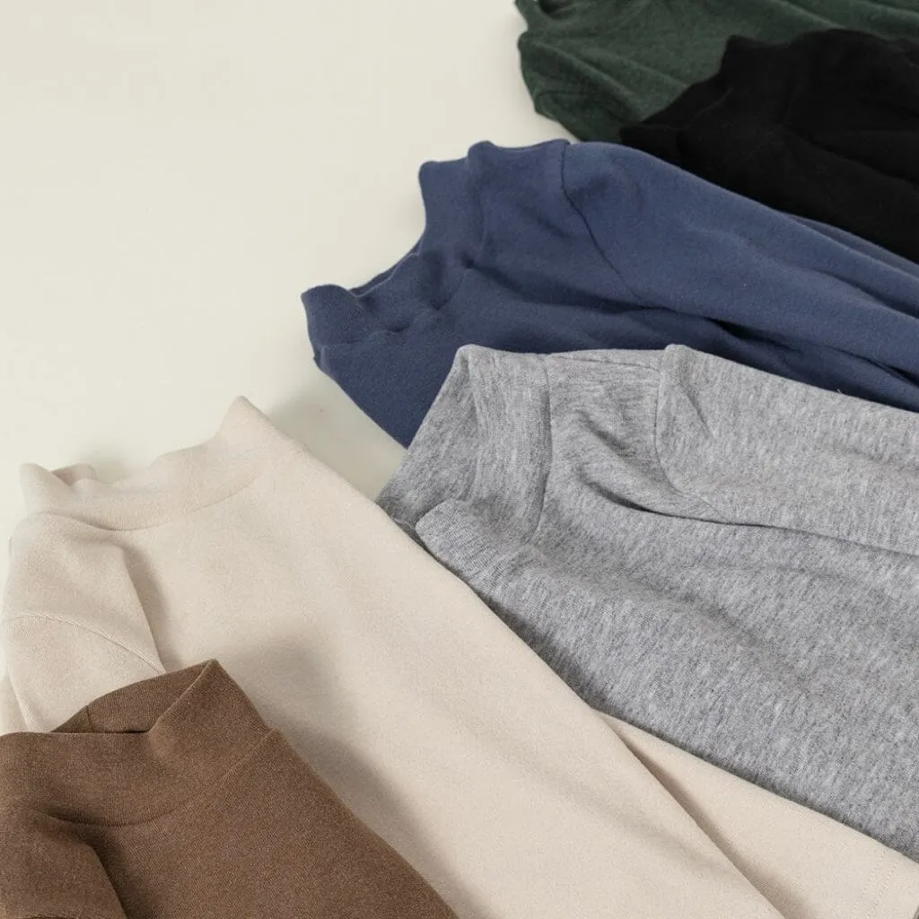 Baxter Half-Turtleneck Base Long Sleeve Top