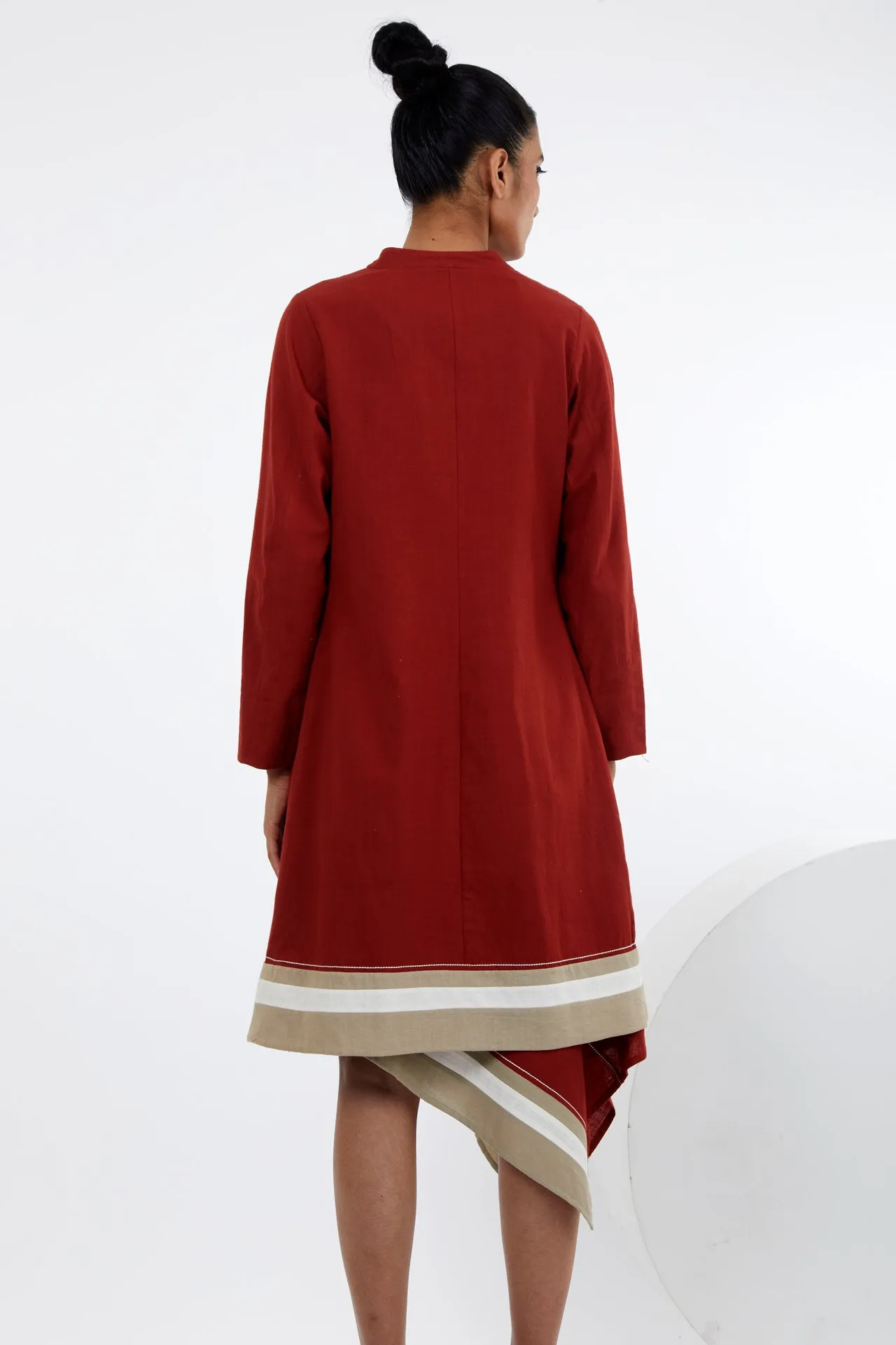 Beni - Madder Red Blazer & Skirt Set