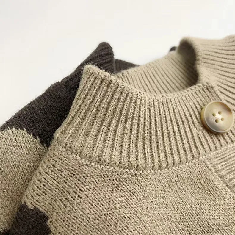 Big Dots Knitted Cardigan