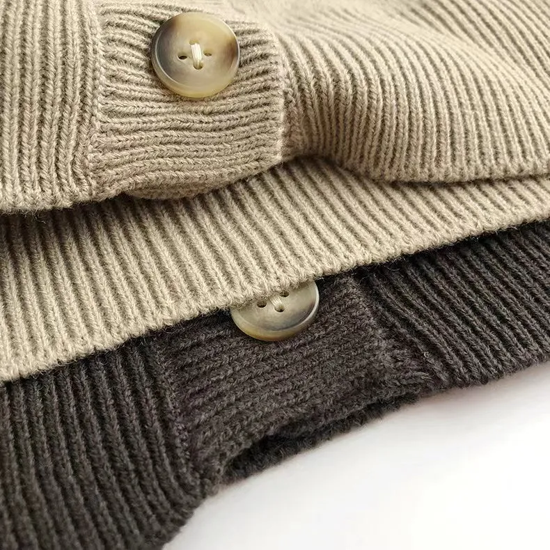 Big Dots Knitted Cardigan