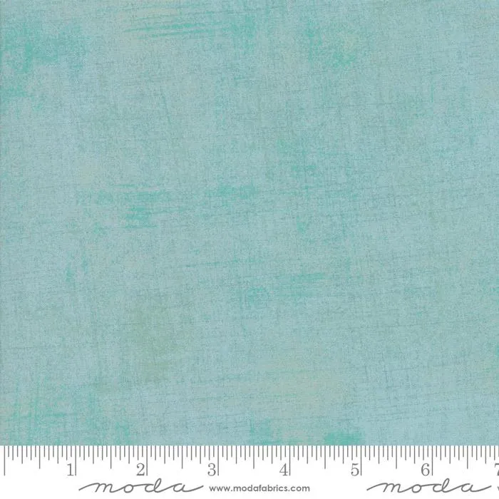 Blue Aqua Grunge Basics 44"/45" Per Yard