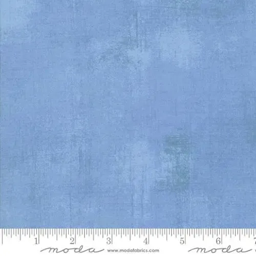 Blue Grunge Basics Powder Blue 44"/45" Fabric Per Yard