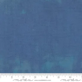 Blue Grunge Basics Sea 44"/45" Per Yard