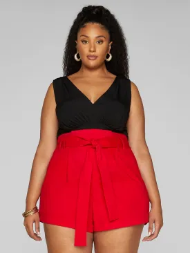Fashion To Figure - Annette V-Neck Knit Tank