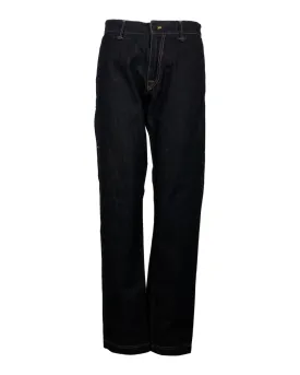 Fendi Straight-Leg Pants in Blue Cotton