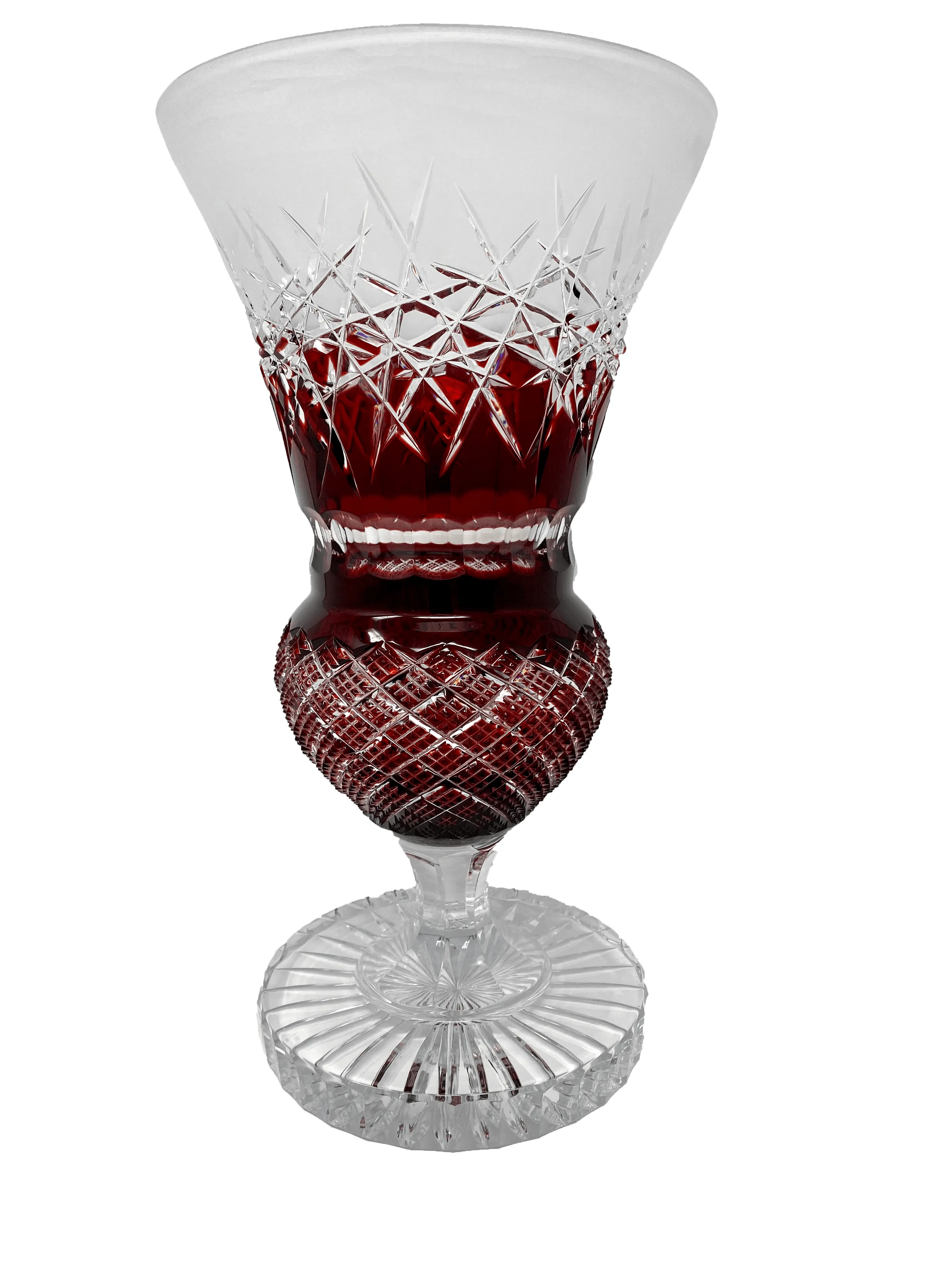 Fiammata Crystal Vase