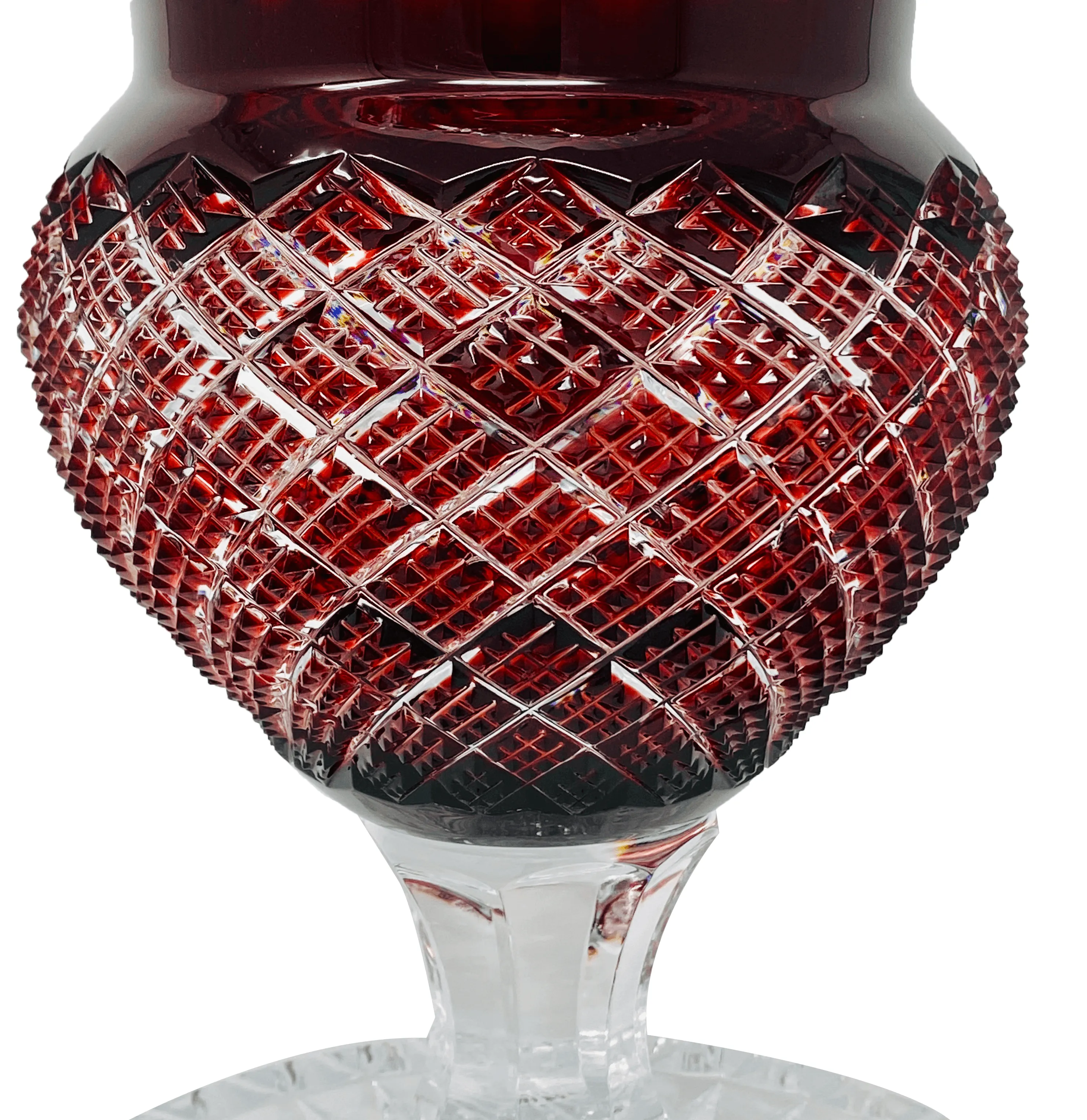 Fiammata Crystal Vase