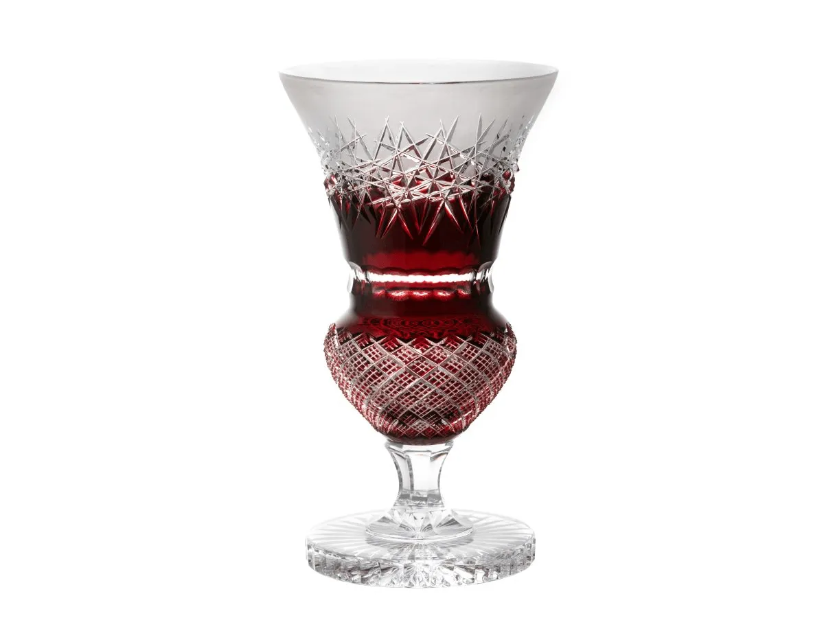 Fiammata Crystal Vase