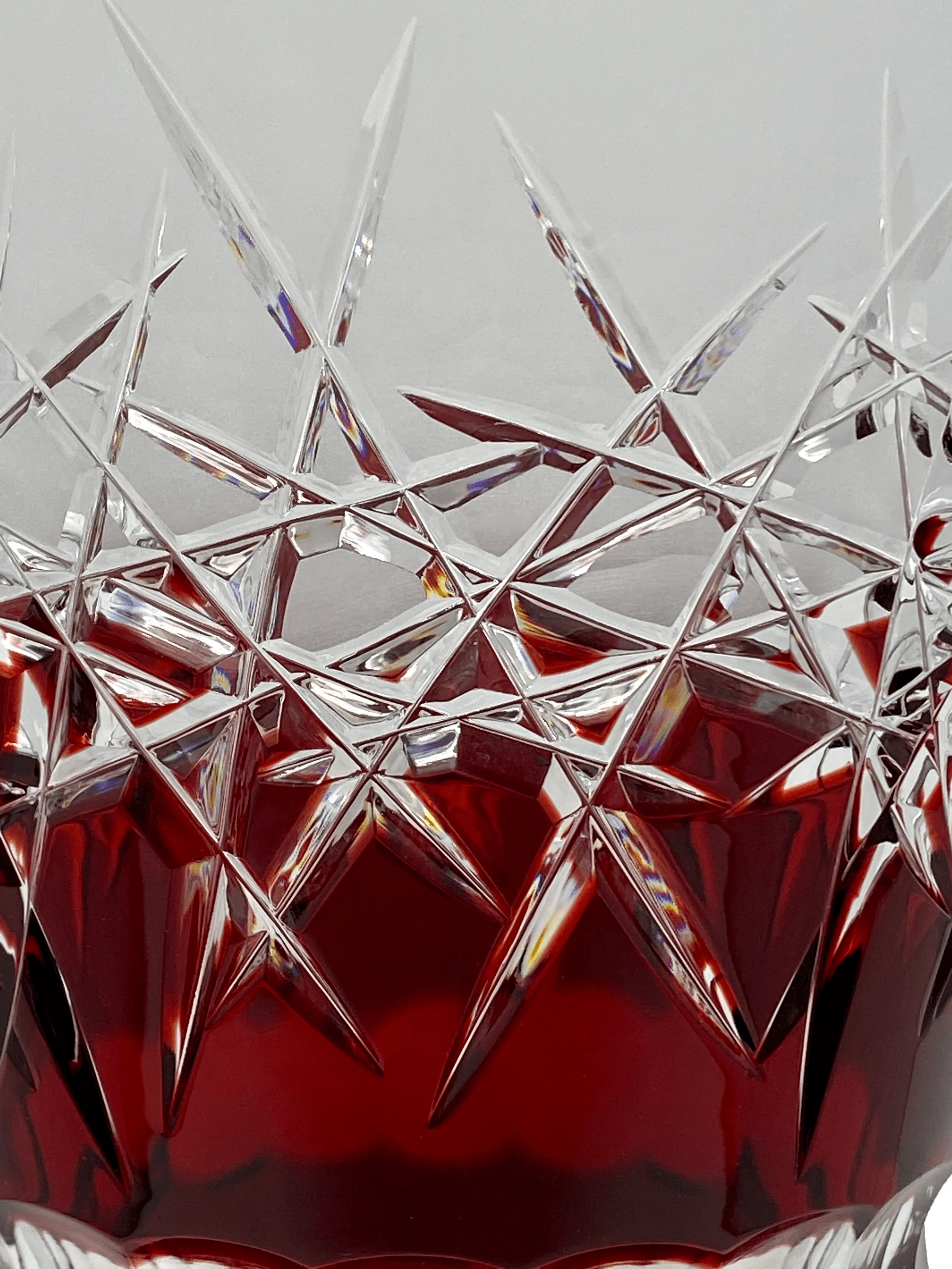 Fiammata Crystal Vase