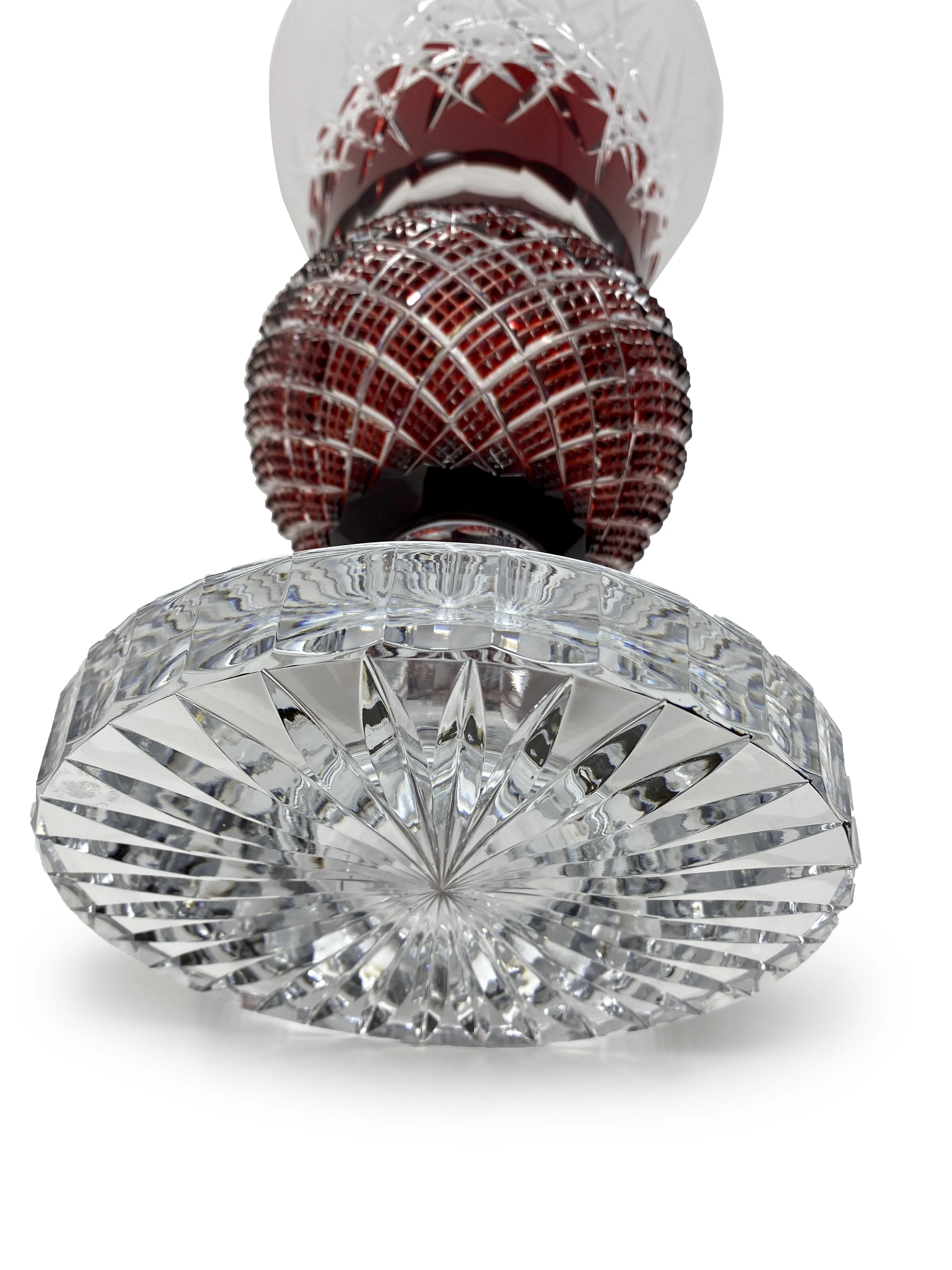 Fiammata Crystal Vase