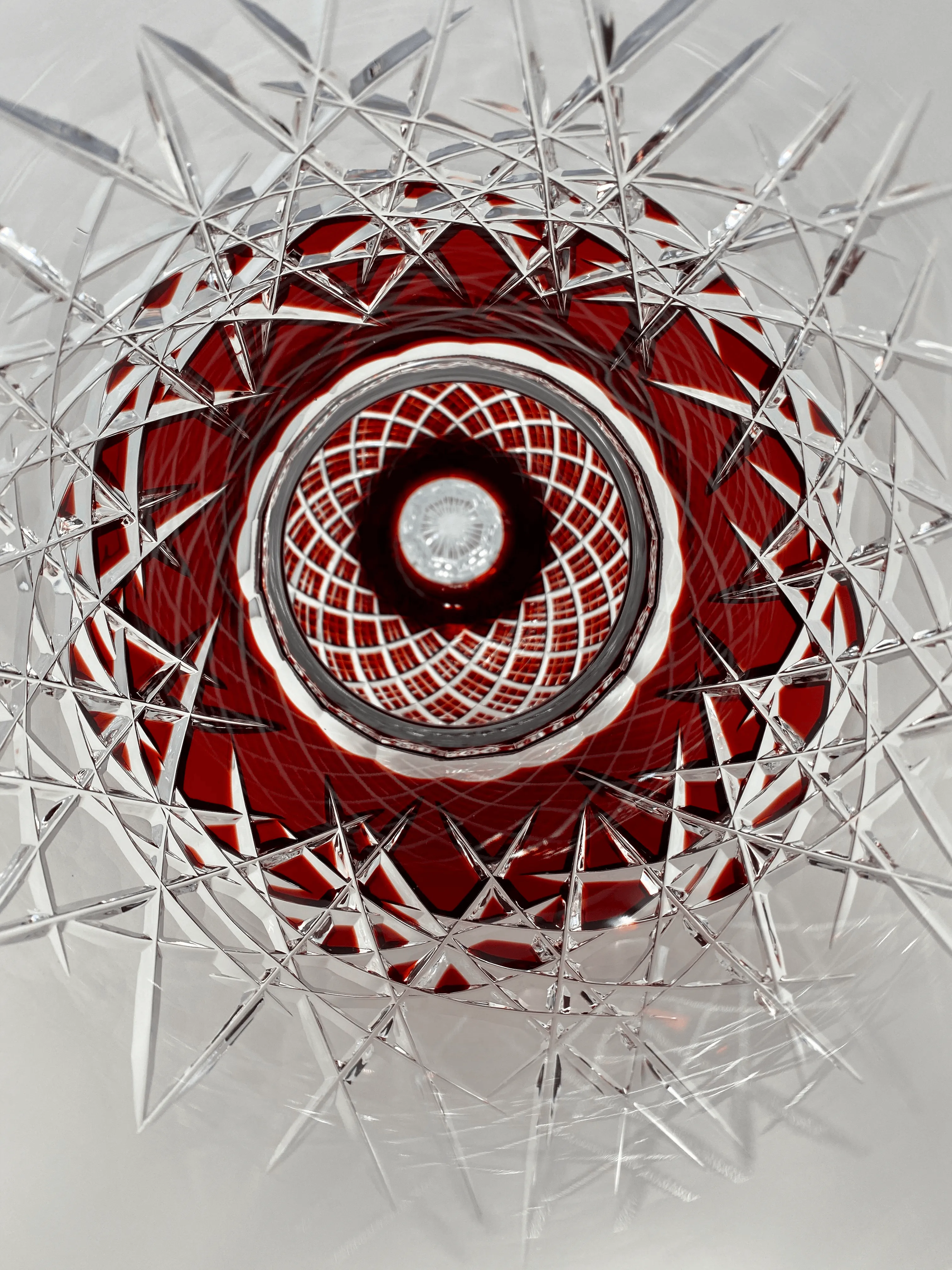 Fiammata Crystal Vase