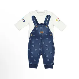Fleece Overall Set- Puppies