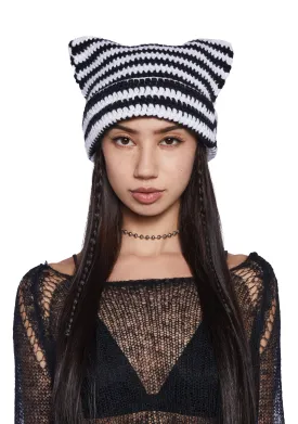 Friendly Persuasion Knit Beanie - White