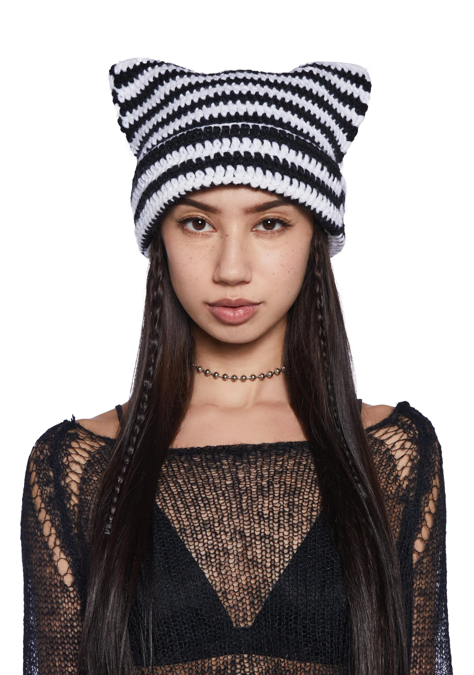 Friendly Persuasion Knit Beanie - White
