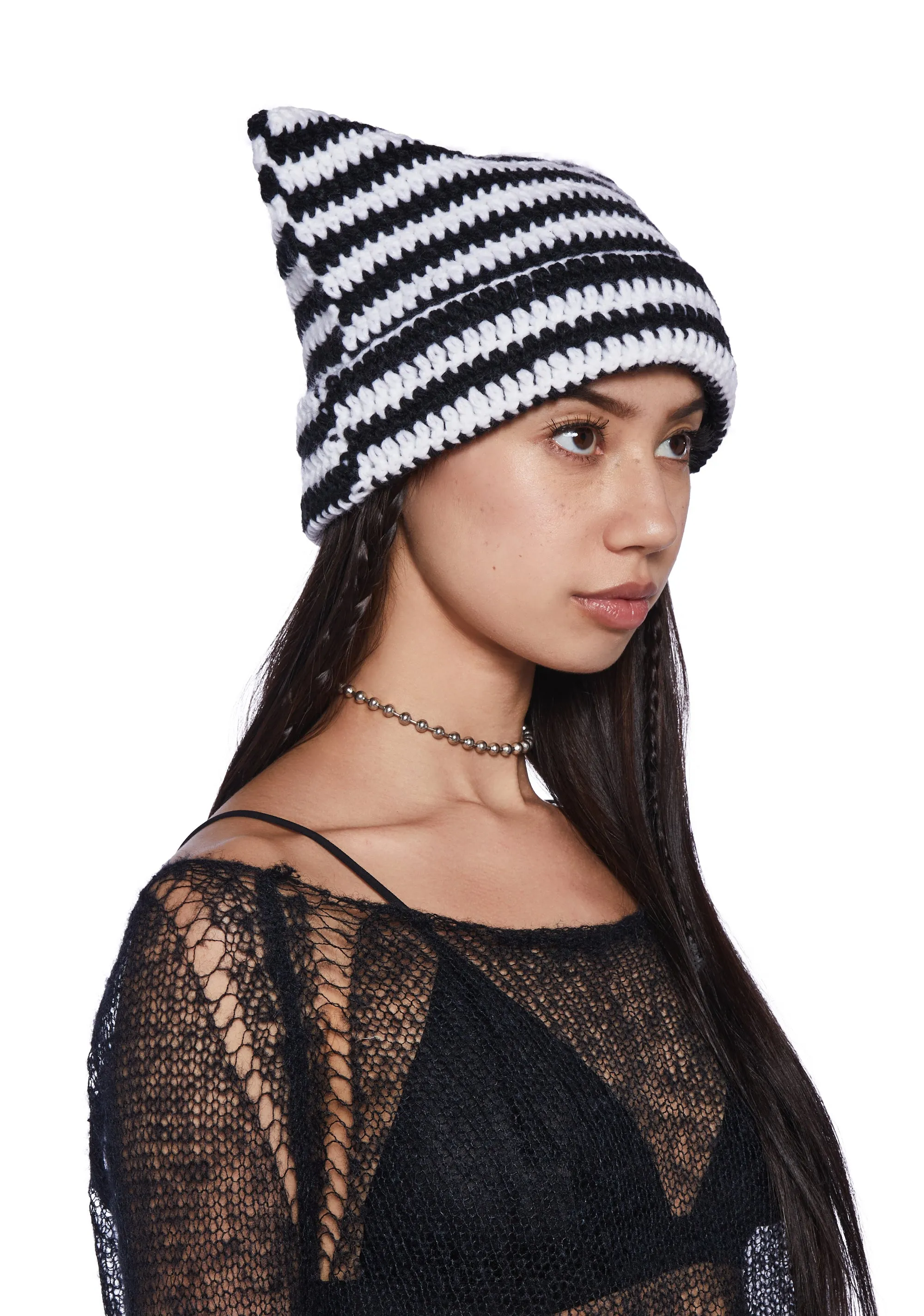 Friendly Persuasion Knit Beanie - White