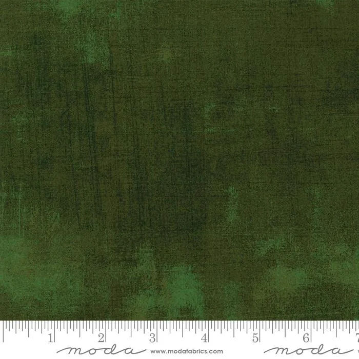 Green Grunge Basics Forest 44"/45" Per Yard