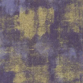 Grunge Basics - Eggplant Metallic Yardage