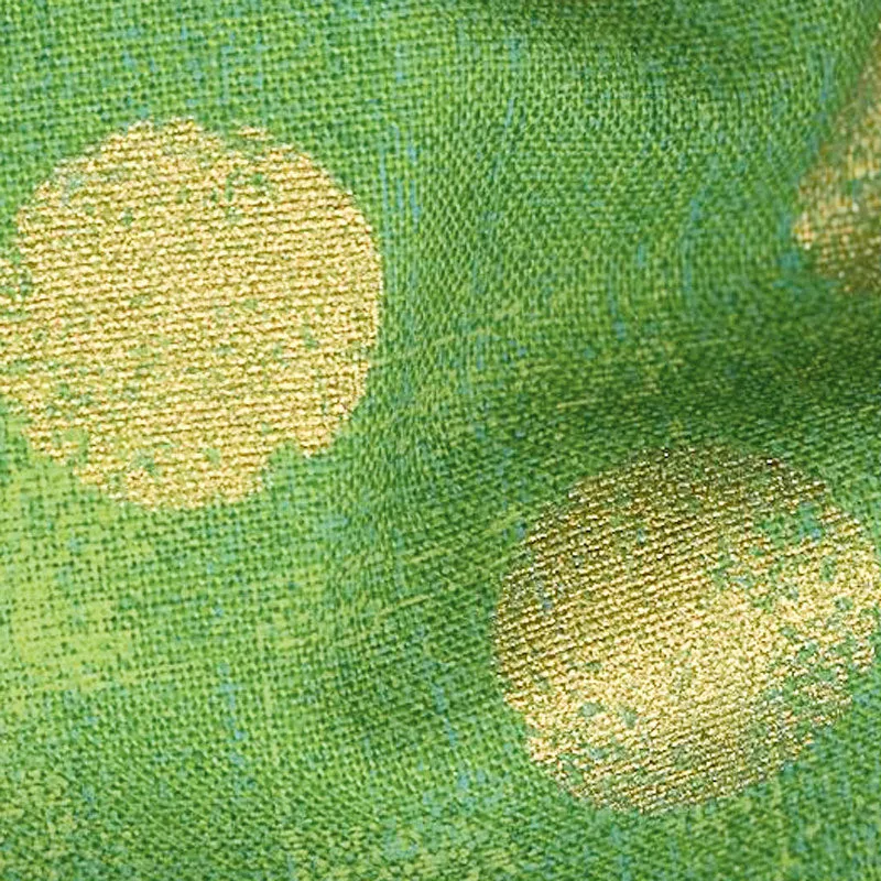 Grunge Hits the Spot - Fern Metallic Yardage