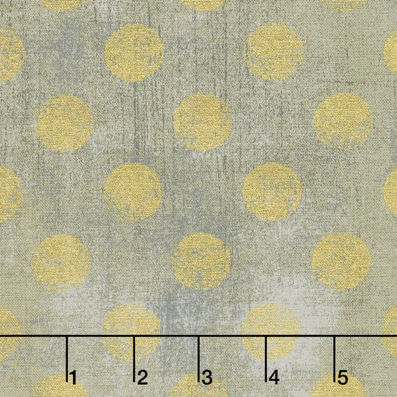 Grunge Hits the Spot - Grey Couture Metallic Yardage