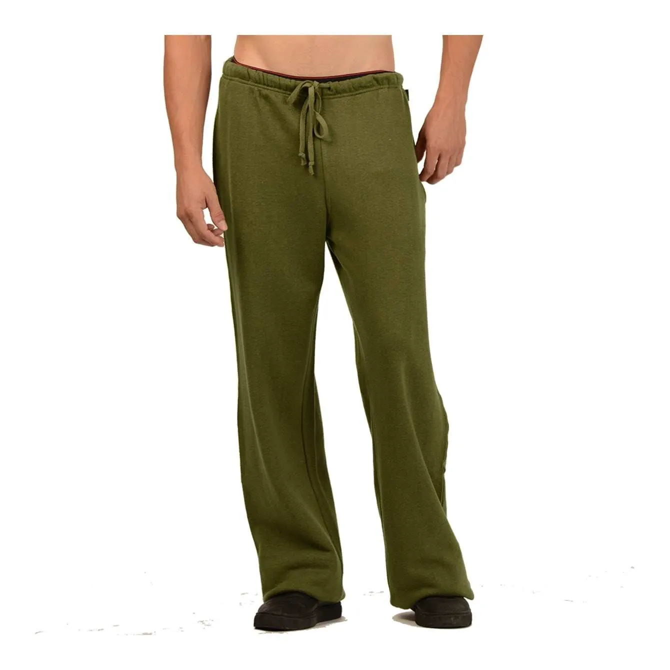 Hemp Pants - Organic Cotton Fleece Sweatpants for Men - Tall