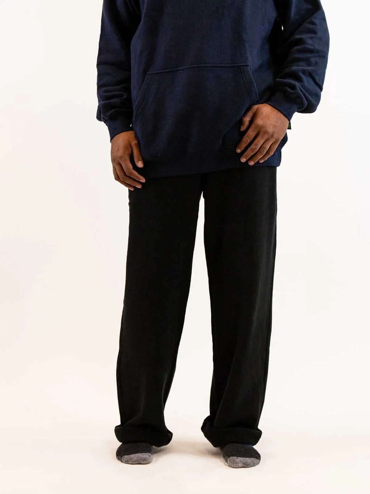Hemp Pants - Organic Cotton Fleece Sweatpants for Men - Tall