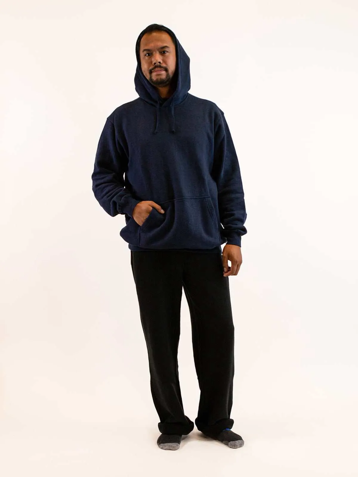 Hemp Pants - Organic Cotton Fleece Sweatpants for Men - Tall
