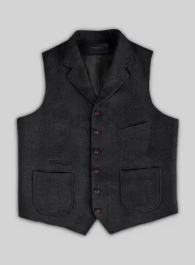 Highlander Charcoal Tweed Hunting Vest