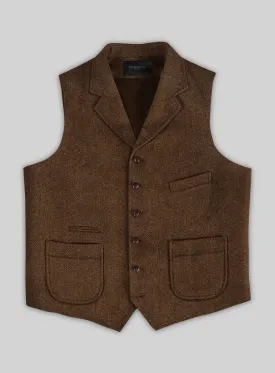 Highlander Coca Brown Tweed Hunting Vest