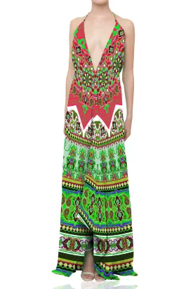 Infinity Long Dress in Cherry Picked