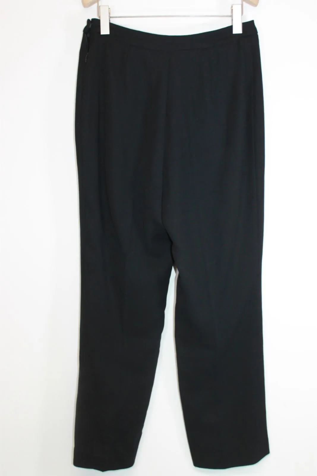 JAEGER Ladies Black Wide-Leg Dress Trousers EU42 UK14