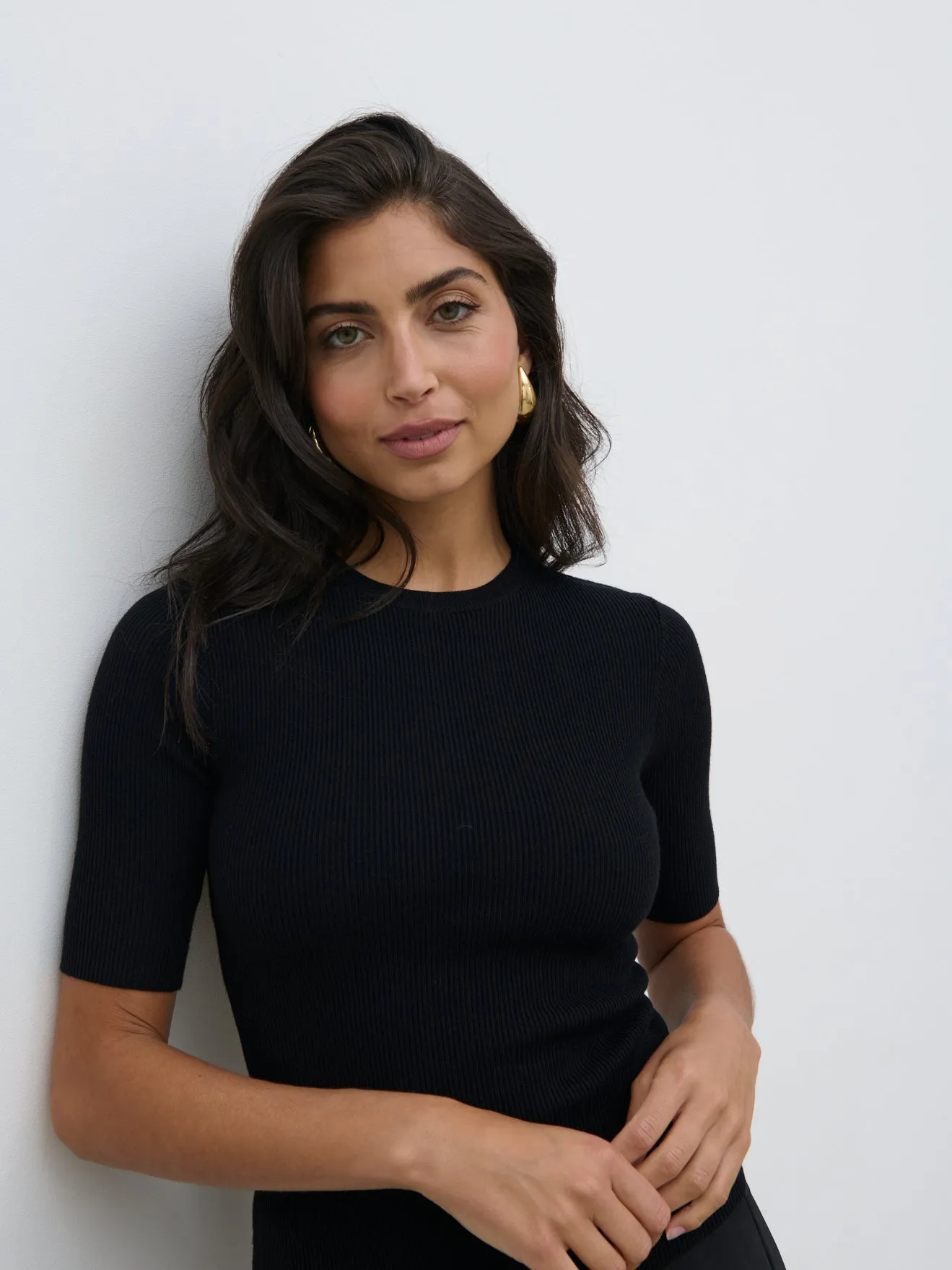 Jayla Knit Top - Black