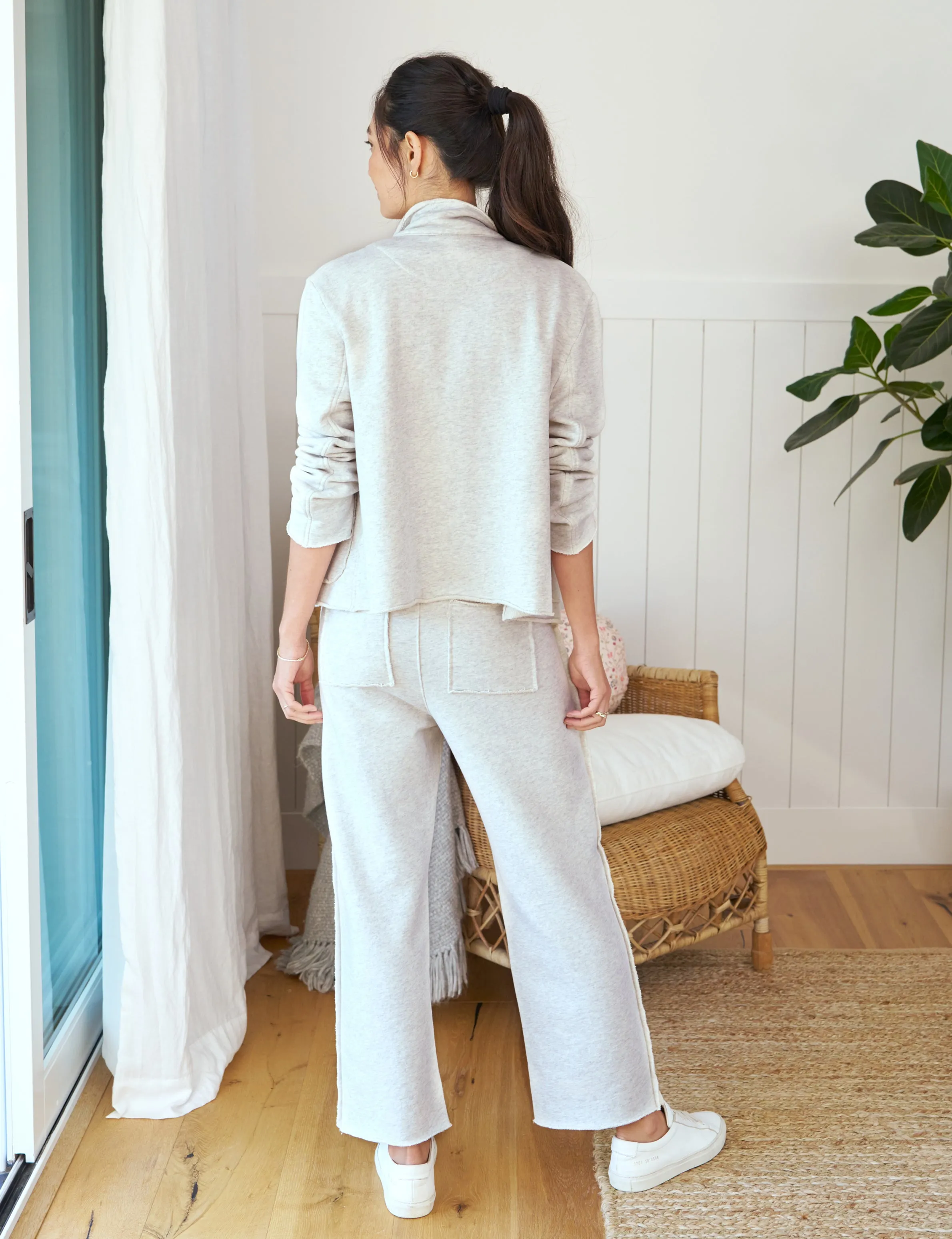 MILAN TRAVEL SET Heather White Melange