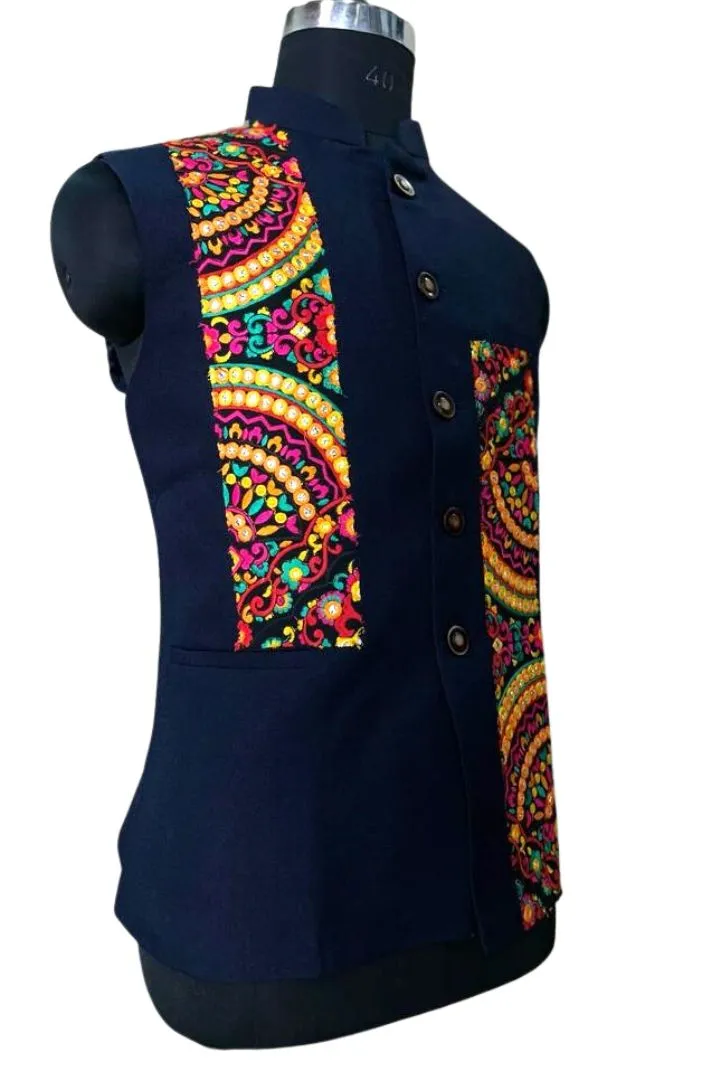 One-of-a-Kind Festive Eco Jacket | Perfect for Weddings & Navratri