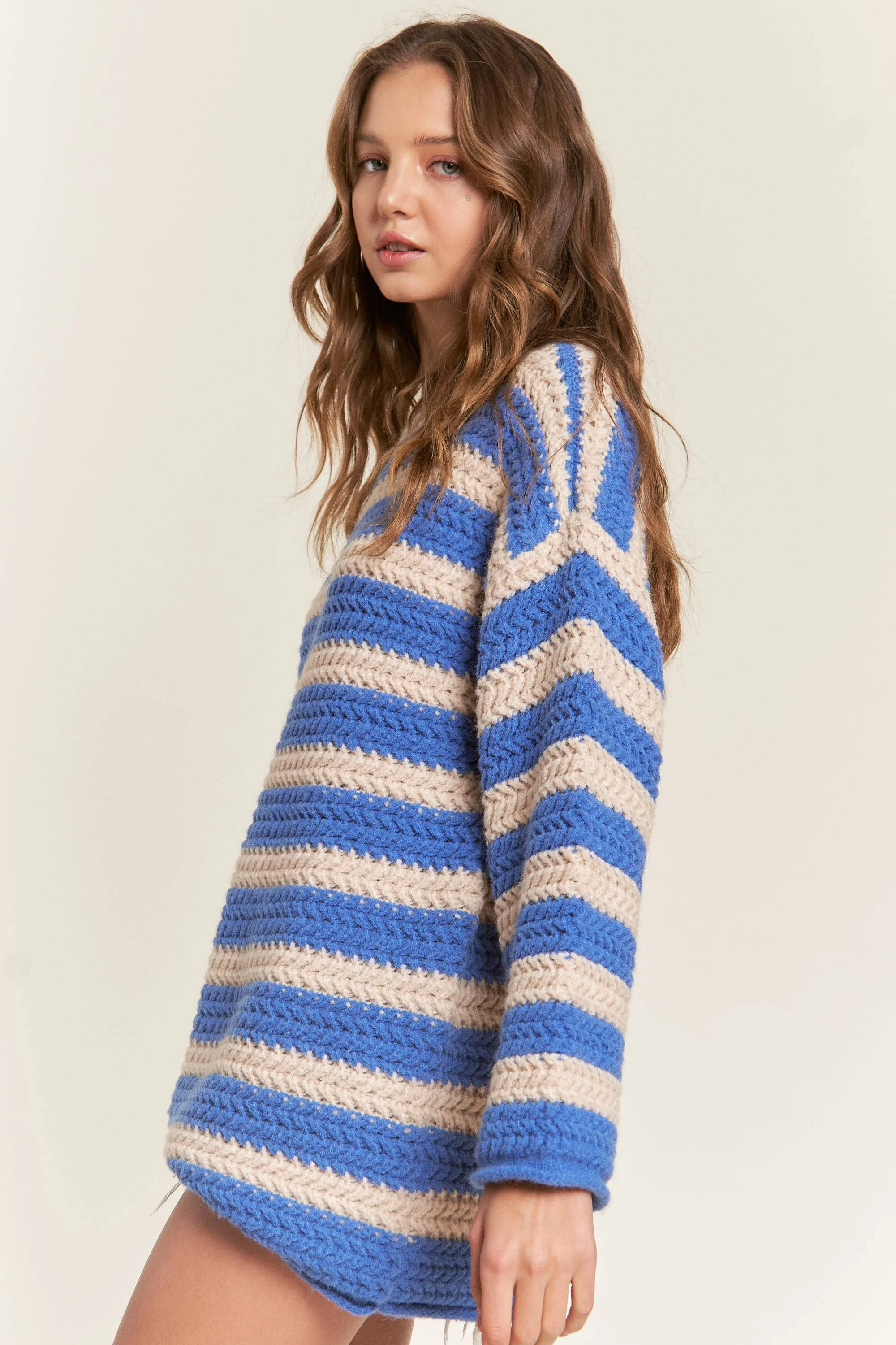 Oversized Striped Sweater