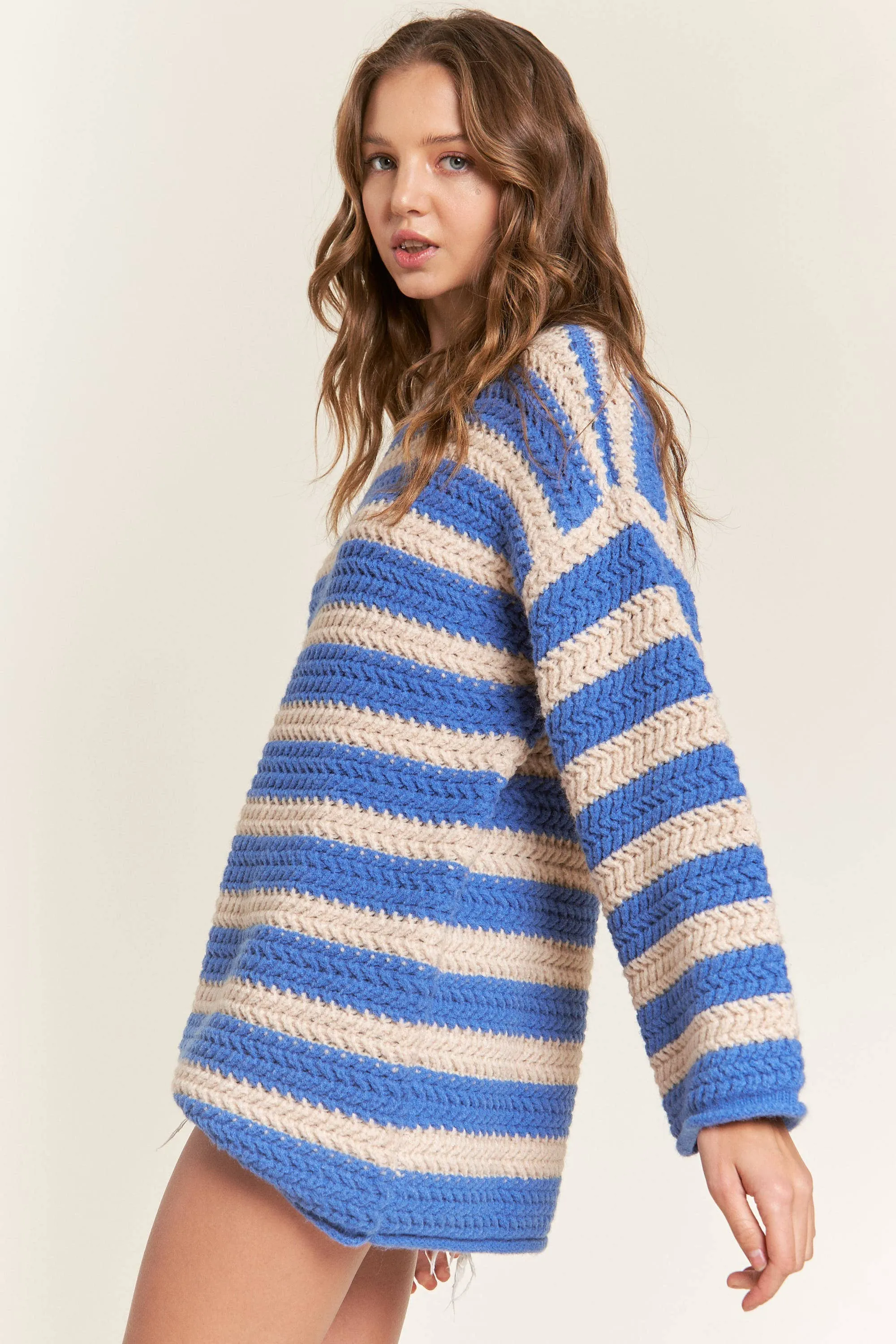 Oversized Striped Sweater