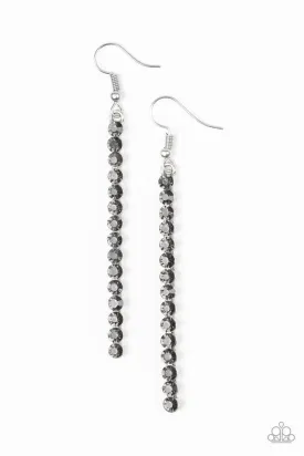 Paparazzi Earring ~ Grunge Meets Glamour - Black