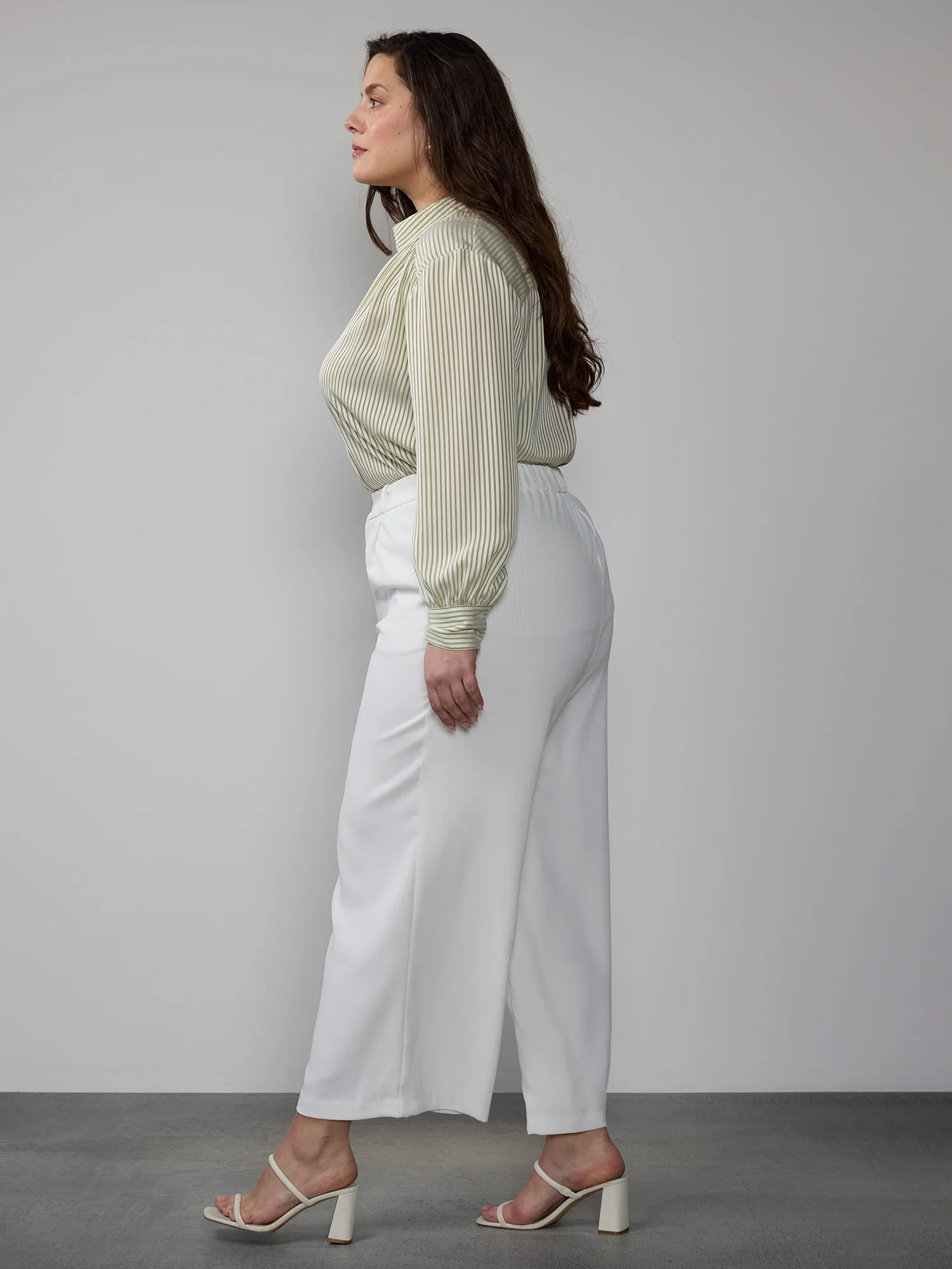 Plus Elastic Back Culotte