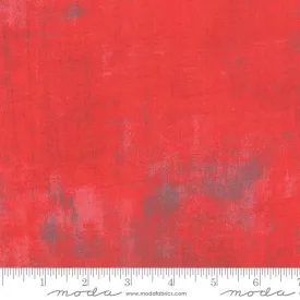 Red Grunge Basics Geranium 44"/45" Per Yard