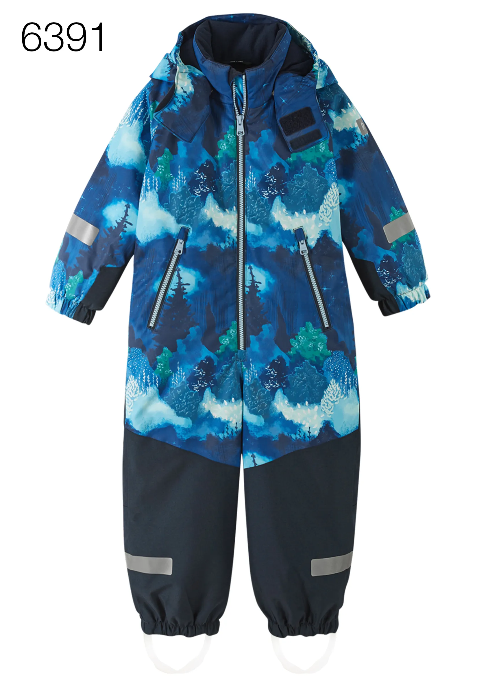 REIMA TEC  Winteroverall/Skianzug <br>Kurikka <br>Gr. 104 bis 140 <br>extra robuster Po- und Knie/Schienbeinbereich <br>abnehmbare Fuss-Schlaufen <br>WS 10'000 mm