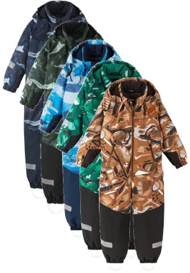 REIMA TEC  Winteroverall/Skianzug <br>Kurikka <br>Gr. 104 bis 140 <br>extra robuster Po- und Knie/Schienbeinbereich <br>abnehmbare Fuss-Schlaufen <br>WS 10'000 mm