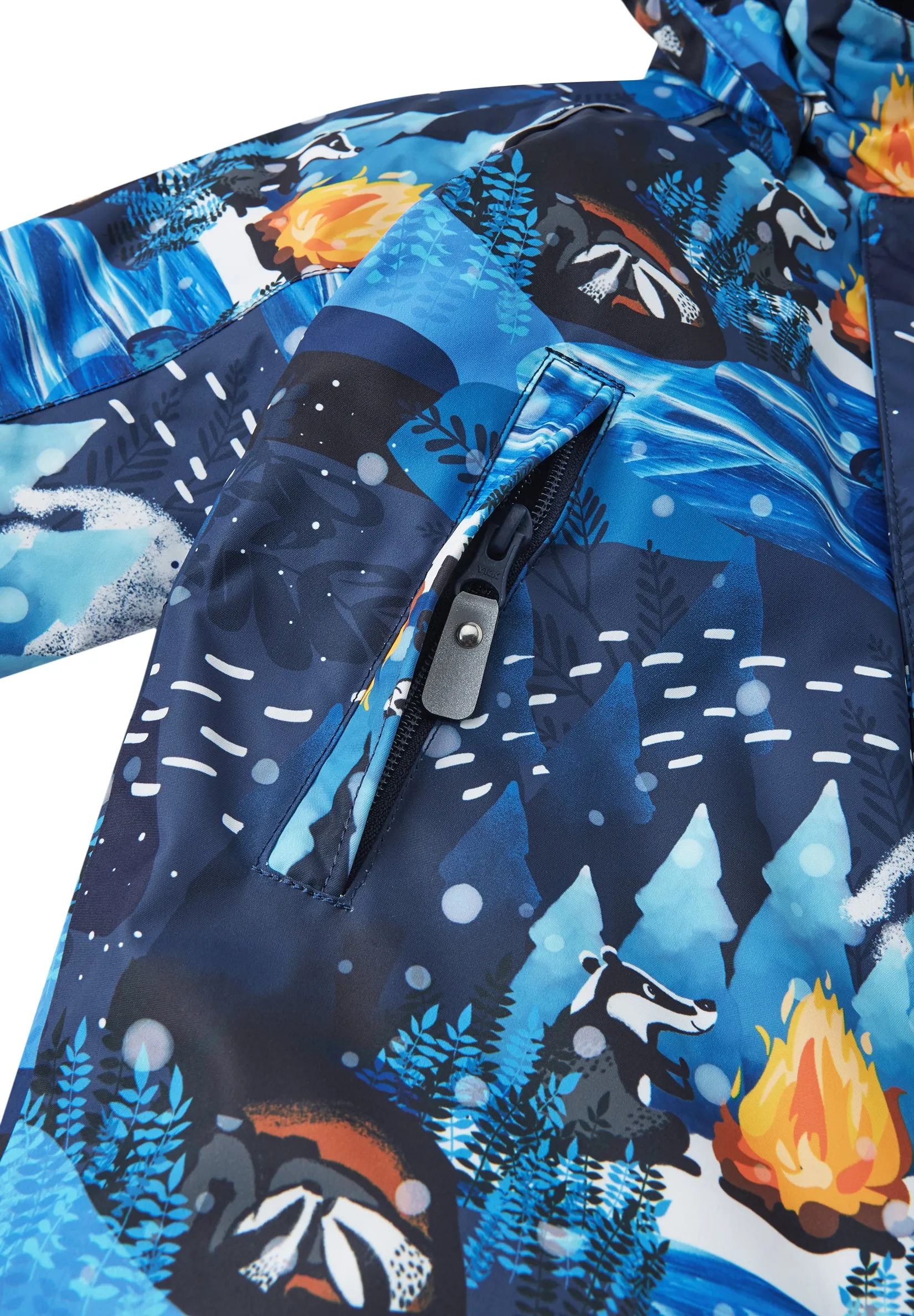 REIMA TEC Winteroverall/Skianzug <br>Langnes <br>Gr. 80, 98 <br> Po-Bereich extra dick isoliert<br> Taille regulierbar<br> abnehmbare Fuss-Schlaufen<br> WS 12'000 mm