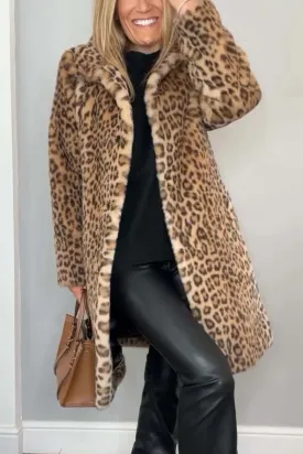 Sharmaine™ - Leopard Print Coat