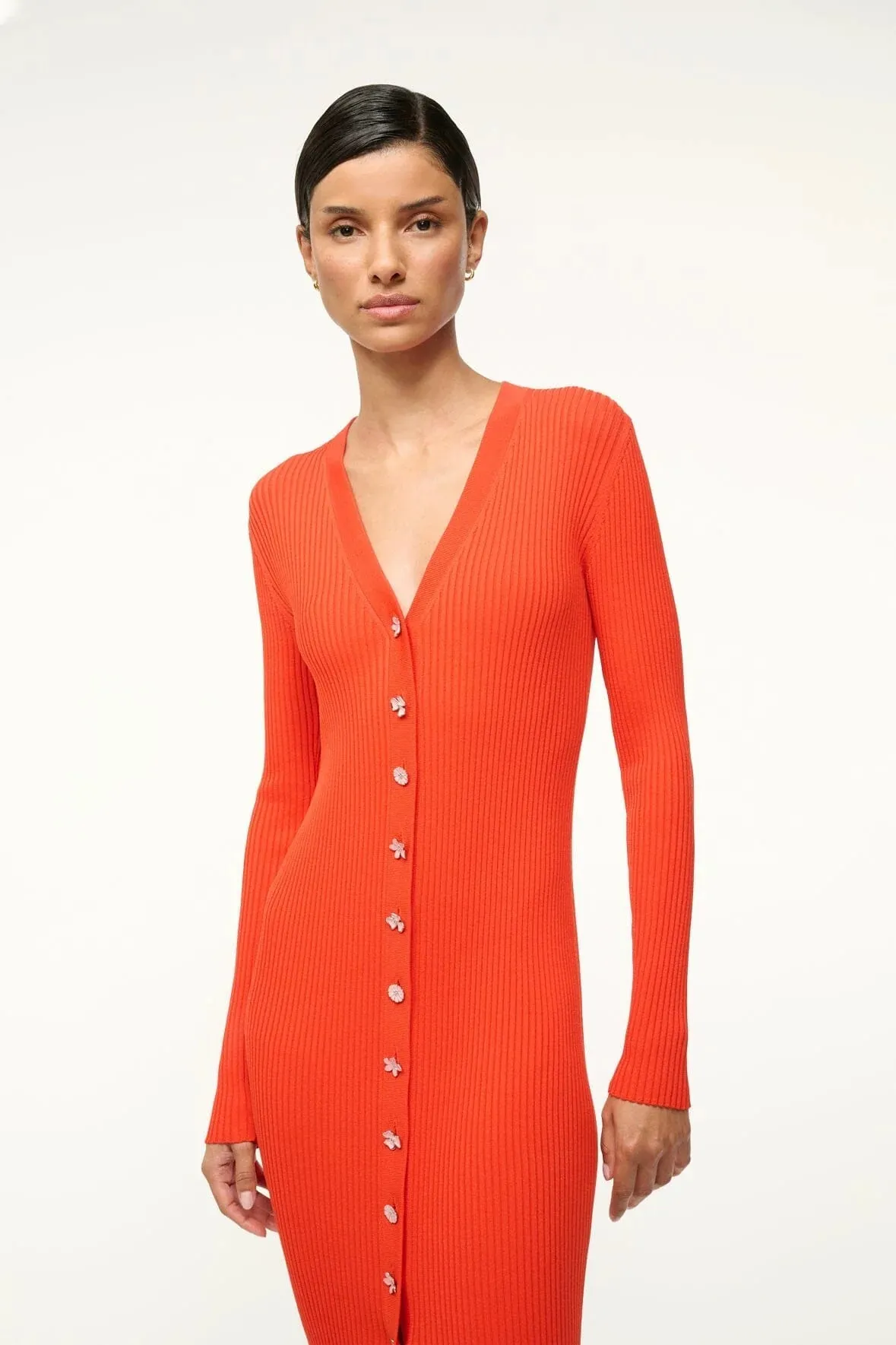 Shoko Sweater Dress - Cayenne