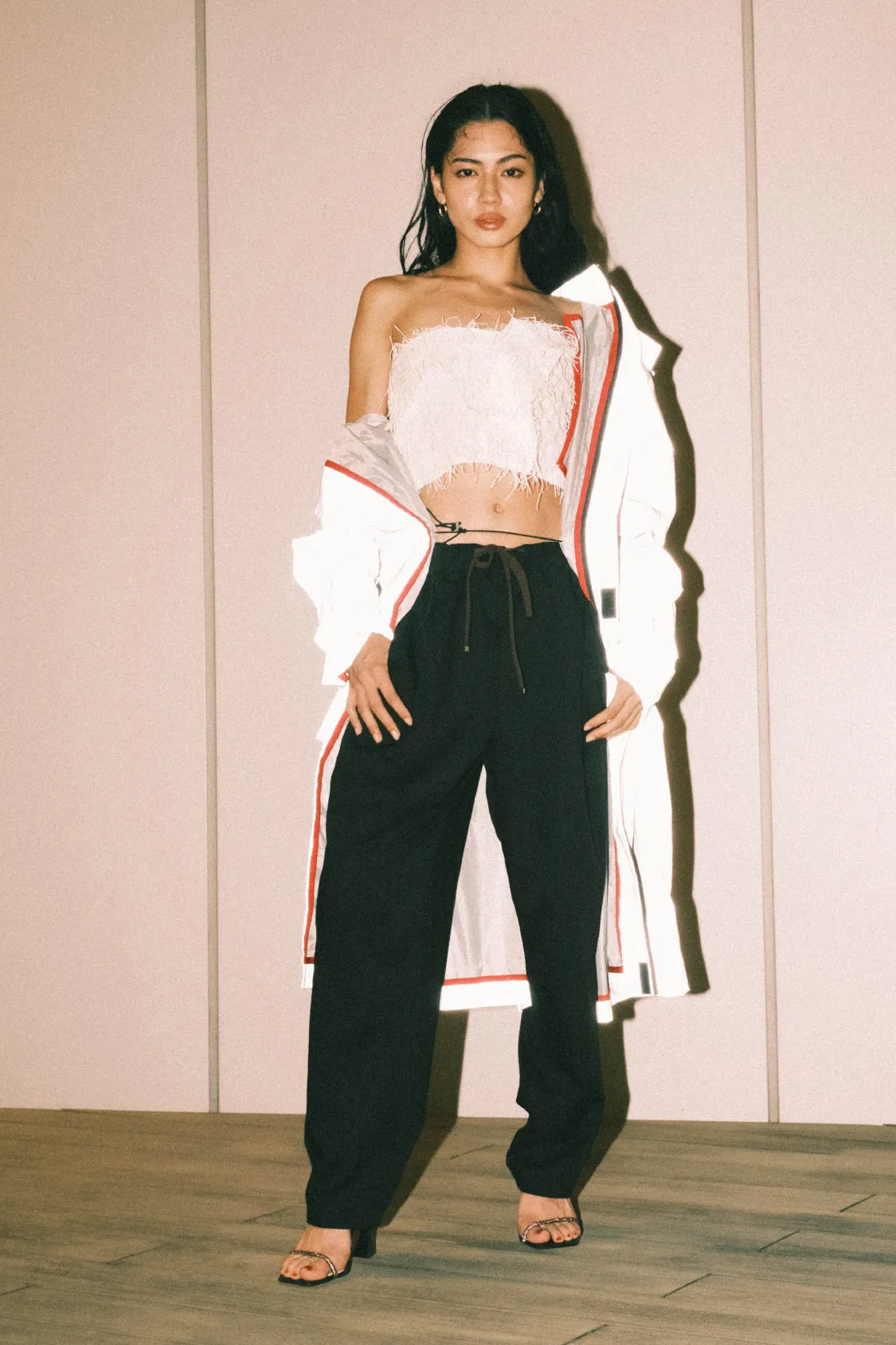 SIRI FRINGE TOP / Japanese textile