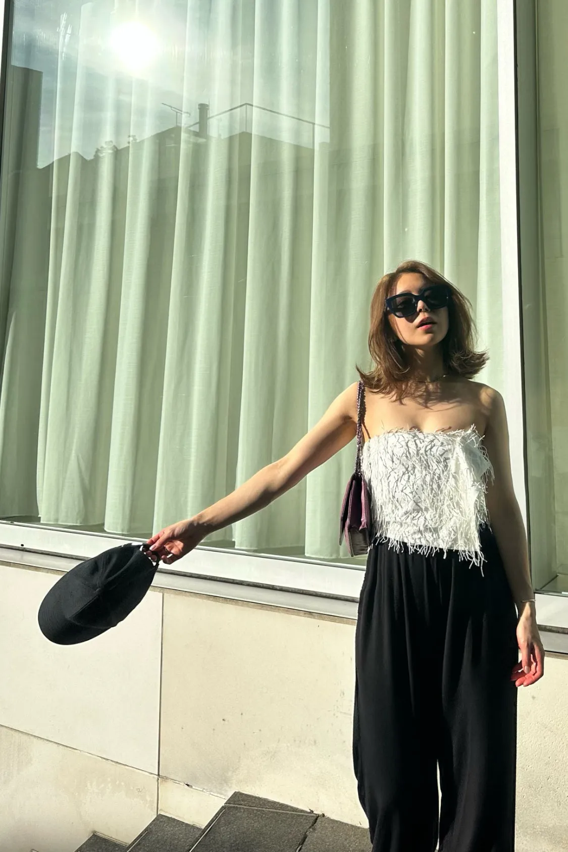 SIRI FRINGE TOP / Japanese textile