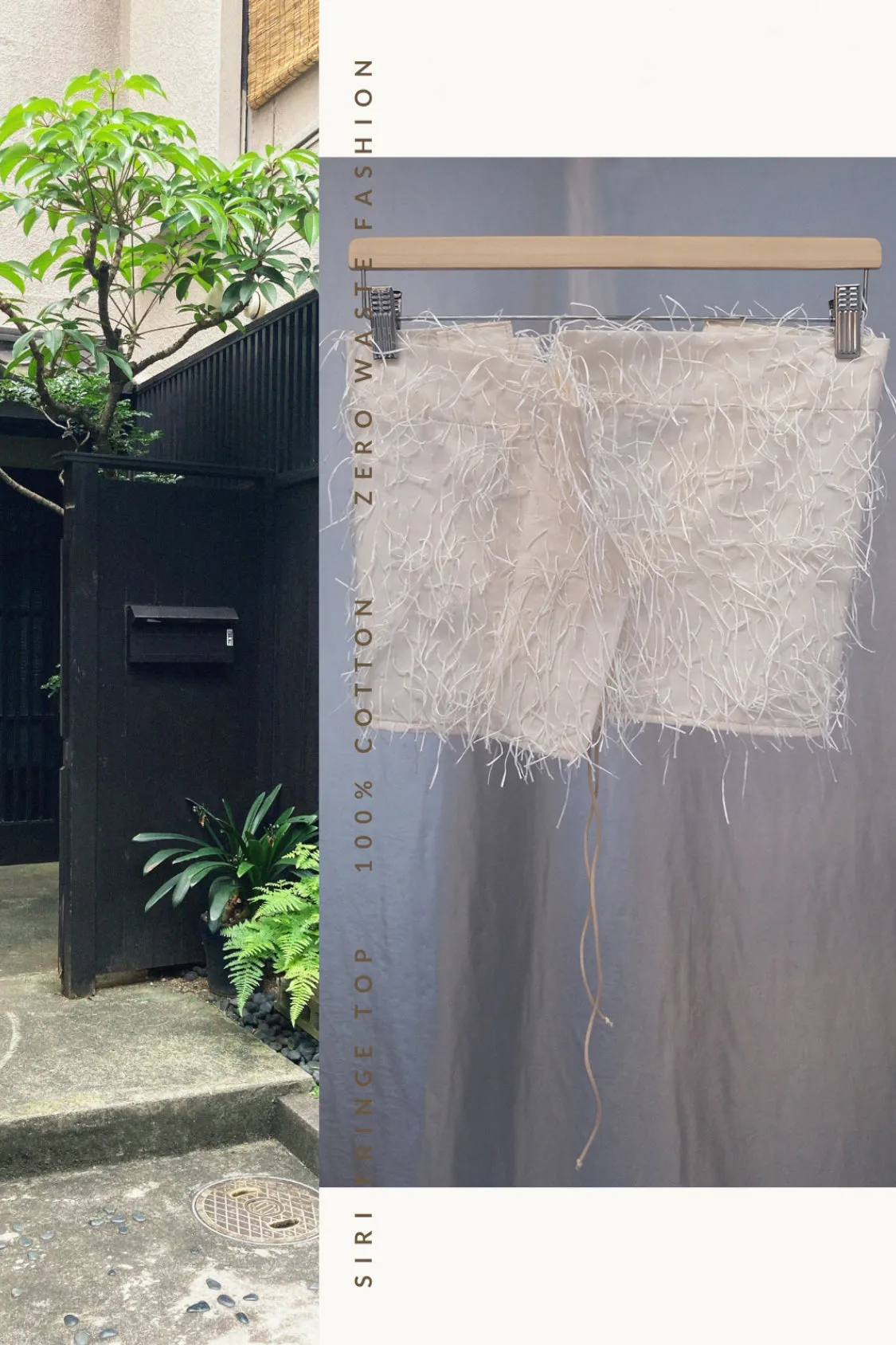SIRI FRINGE TOP / Japanese textile